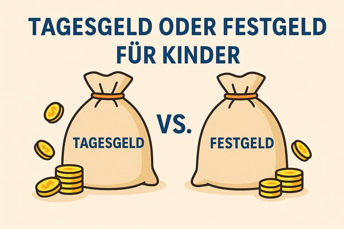 Tagesgeld vs. Festgeld: Welche klassische Sparform lohnt sich für dein Kind wirklich? tagesgeld vs festgeld kinderdepot
