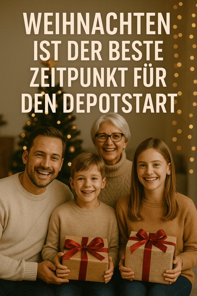 Kinderdepot an Weihnachten eröffnen