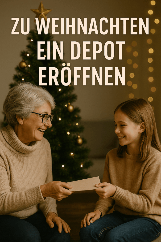 Sparstrategien für Eltern Oma überreicht Kind an Weihnachten Geld